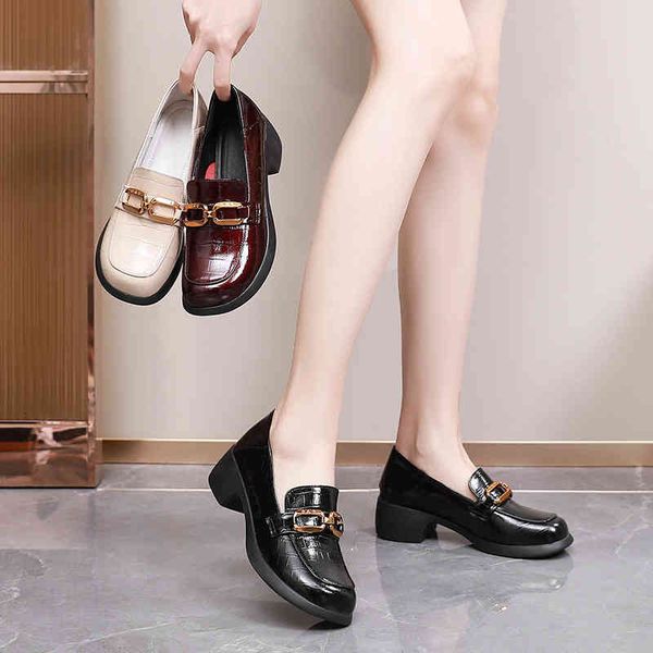 dress shoes spring, autumn and winter round head simple deep mouth metal decorative thick heel lefu shoes large comfortable single 35eh, Black
dress shoes spring, autumn and winter round head simple deep mouth metal decorative thick heel lefu shoes large comfortable single 35eh, Black
