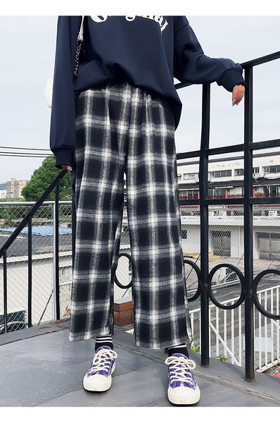 women's pants & capris ulzzang korean women harajuku hip hop hipster loose wide leg black plaid pantalon femme streetwear -xl, Black;white
women's pants & capris ulzzang korean women harajuku hip hop hipster loose wide leg black plaid pantalon femme streetwear -xl, Black;white