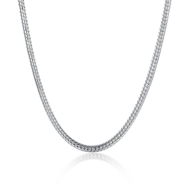 round snake chain fashion jewelry 100% stainless steel necklace for men/women 3 mm 18/20/22/24/28 inches fit pandora177m, Silver
round snake chain fashion jewelry 100% stainless steel necklace for men/women 3 mm 18/20/22/24/28 inches fit pandora177m, Silver