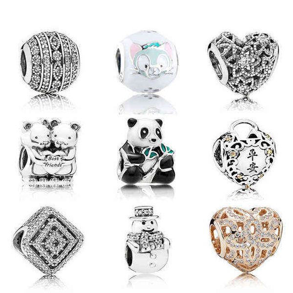 new 100% 925 sterling silver love the panda hollow out crystal charm beads fit bracelet diy bracelet the factory wholesale aa220315, Bronze;silver
new 100% 925 sterling silver love the panda hollow out crystal charm beads fit bracelet diy bracelet the factory wholesale aa220315, Bronze;silver