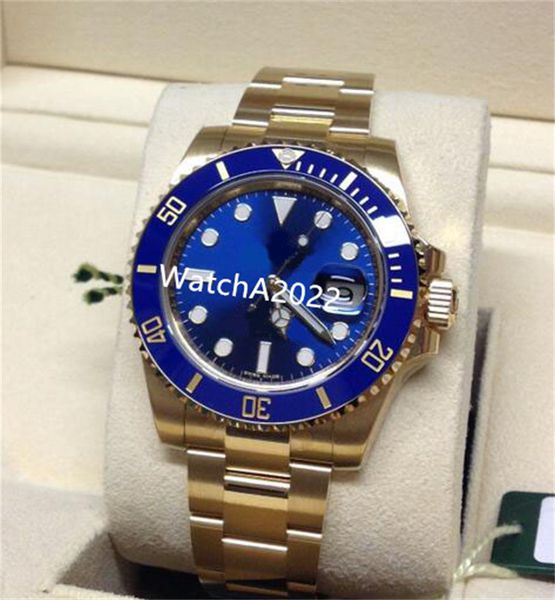 bp factory luxury watch date 116618lb 40mm 18ct yellow gold sunburst blue stainless steel mechanical 2813 movement automatic men watch, Slivery;brown
bp factory luxury watch date 116618lb 40mm 18ct yellow gold sunburst blue stainless steel mechanical 2813 movement automatic men watch, Slivery;brown