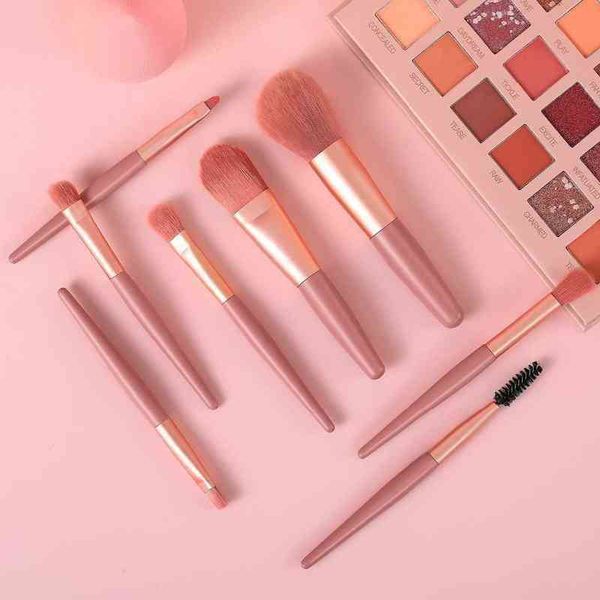 fjer 8pcs mini travel makeup brush set portable soft concealer beauty foundation eye shadow tool eyelash blush with bag 0311
fjer 8pcs mini travel makeup brush set portable soft concealer beauty foundation eye shadow tool eyelash blush with bag 0311