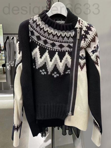 women's sweaters designer early spring color contrast splicing couple sweater round neck wool soft waxy jacket female iief, White;black
women's sweaters designer early spring color contrast splicing couple sweater round neck wool soft waxy jacket female iief, White;black