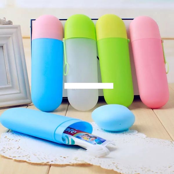solid colors portable travel toothpaste toothbrush holder cap case household storage cup outdoor holder bothroom
solid colors portable travel toothpaste toothbrush holder cap case household storage cup outdoor holder bothroom
