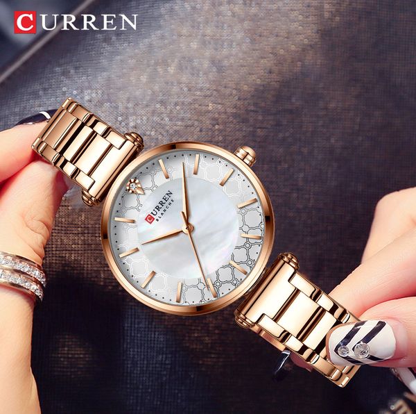 curren luxury brand elegant charming thin quartz ladies wristwatch fashion simple movement stainless steel bracelet watch women, Silver
curren luxury brand elegant charming thin quartz ladies wristwatch fashion simple movement stainless steel bracelet watch women, Silver