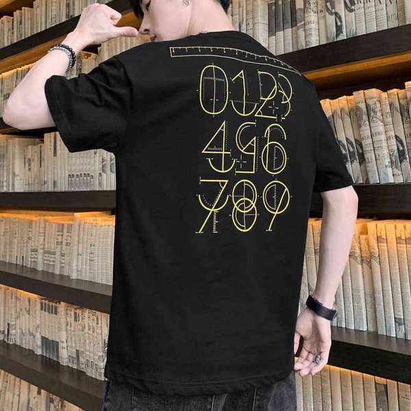 designer men's t-shirt short men's upper garment summer pure cotton ins fashion brand white loose half sleeved t-shirt with bottom, White;black
designer men's t-shirt short men's upper garment summer pure cotton ins fashion brand white loose half sleeved t-shirt with bottom, White;black