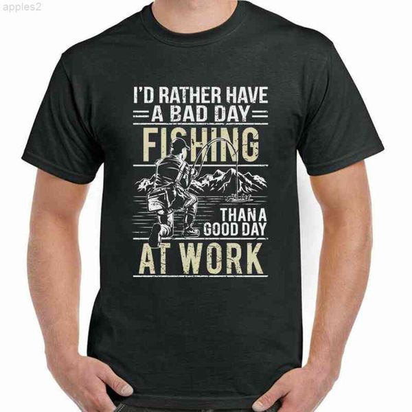 rather a bad day fishing mens funny fisher t-shirt angler angling fish rod, White;black
rather a bad day fishing mens funny fisher t-shirt angler angling fish rod, White;black