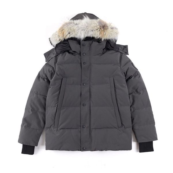 mens down jacket goose coat real big wolf fur canadian wyndham overcoat clothing casual fashion style winter outerwear outdoor parka, Black
mens down jacket goose coat real big wolf fur canadian wyndham overcoat clothing casual fashion style winter outerwear outdoor parka, Black