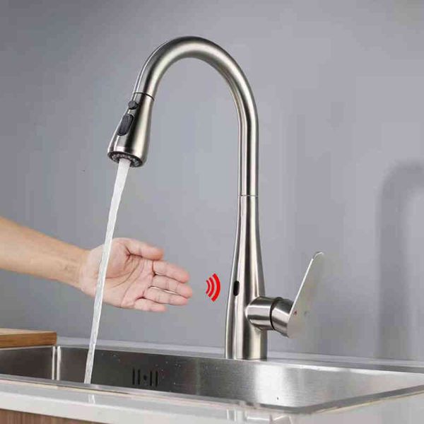 kitchen faucets willful intelligent infrared induction kitchen pull faucet 304 stainless steel cold and ose5
kitchen faucets willful intelligent infrared induction kitchen pull faucet 304 stainless steel cold and ose5