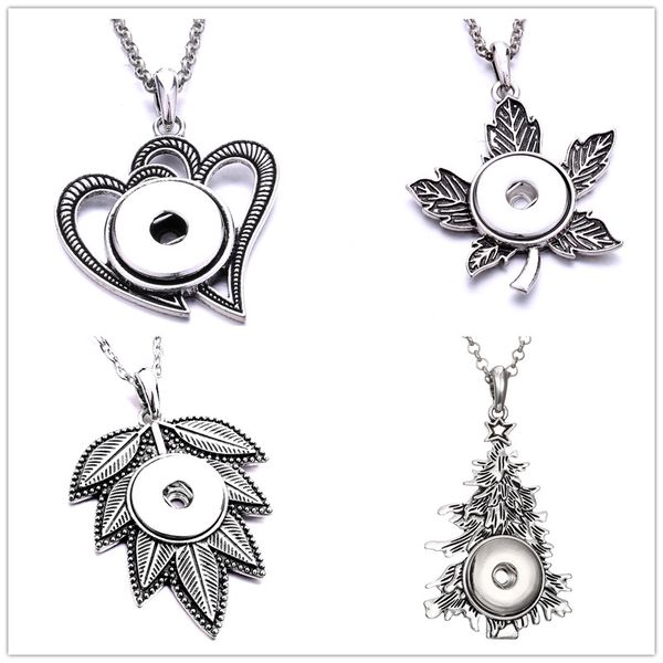 retro heart tree leaf snap button necklace 18mm ginger snaps buttons crystal charms necklaces for women jewelry, Silver
retro heart tree leaf snap button necklace 18mm ginger snaps buttons crystal charms necklaces for women jewelry, Silver
