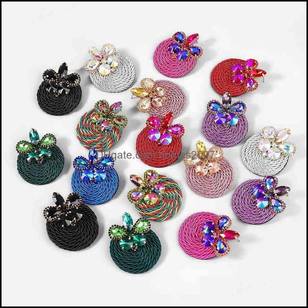 nxy earrings fashionable and creative new style alloy diamond glass polyester elastic line woven round female 0212 drop delivery 2021 charm, Golden
nxy earrings fashionable and creative new style alloy diamond glass polyester elastic line woven round female 0212 drop delivery 2021 charm, Golden