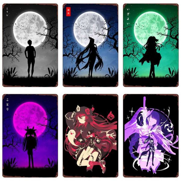 genshin impact anime vintage metal signs cartoon tin plate bar pub club room wall decoration keqing liyue art poster decor
genshin impact anime vintage metal signs cartoon tin plate bar pub club room wall decoration keqing liyue art poster decor
