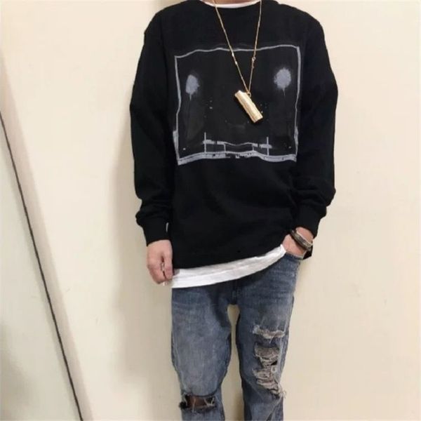 street tide brand sweater men's women's pullover fashion brand cav22 em demon night scene trend armband men's and women', Black
street tide brand sweater men's women's pullover fashion brand cav22 em demon night scene trend armband men's and women', Black