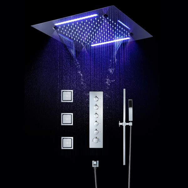 500mm thermostatic rain shower set with sliding bar embedded ceiling led shower head bathroom faucet brass concealed diverter
500mm thermostatic rain shower set with sliding bar embedded ceiling led shower head bathroom faucet brass concealed diverter