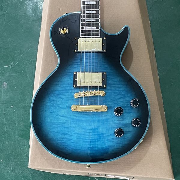 in stock lp custom electric guitar cloud maple veneer transparent blue gold accessories guitars guitarra
in stock lp custom electric guitar cloud maple veneer transparent blue gold accessories guitars guitarra