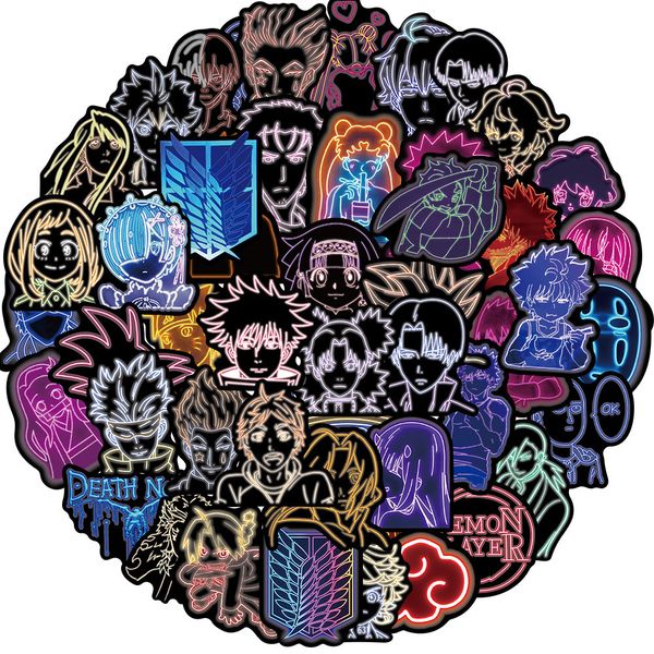 new 50pcs neon anime mixed graffiti stickers wall stickers guitar motorcycle luggage suitcase lapdiy classic toy decal sticker 
new 50pcs neon anime mixed graffiti stickers wall stickers guitar motorcycle luggage suitcase lapdiy classic toy decal sticker