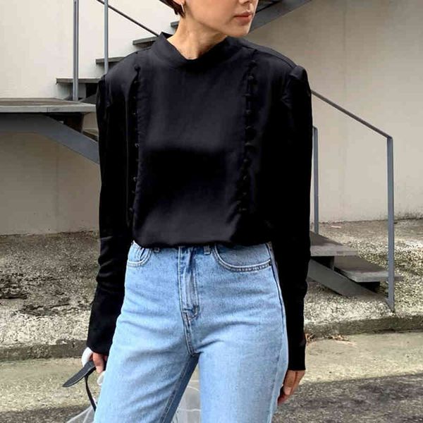 solid casual patchwork button shirt for women o neck lantern long sleeve loose elegant shirts female fashion style 210507, White
solid casual patchwork button shirt for women o neck lantern long sleeve loose elegant shirts female fashion style 210507, White