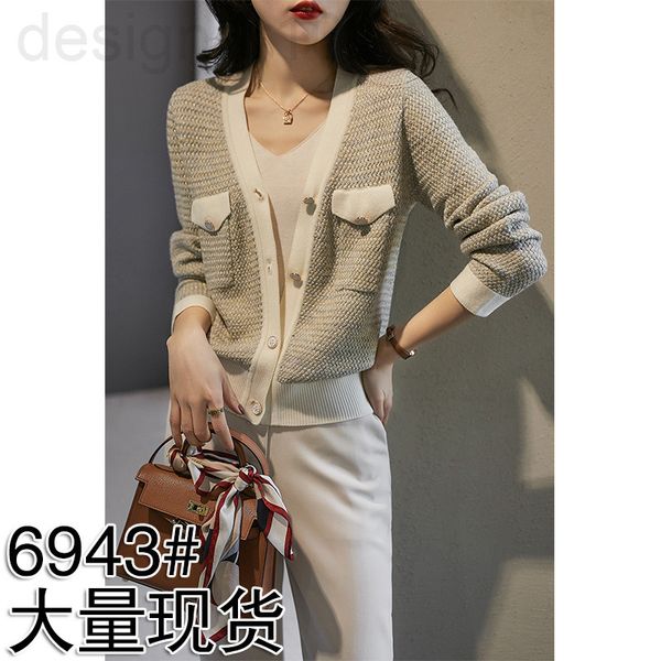 women's sweaters designer 6943#3 xiaohan pavilion french temperament with wool cardigan knitted coat women's 2021 spring and autum, White;black
women's sweaters designer 6943#3 xiaohan pavilion french temperament with wool cardigan knitted coat women's 2021 spring and autum, White;black