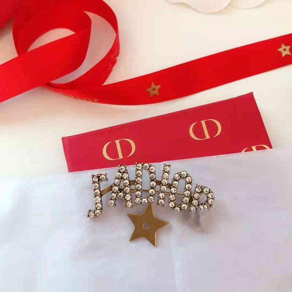 letter star brooch women's high-grade clothing accessories decorative pin us design jewelry, Gray
letter star brooch women's high-grade clothing accessories decorative pin us design jewelry, Gray