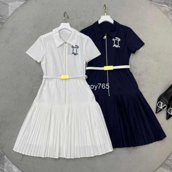 casual dresses spring and summer style front middle zipper hem pleat letter print pattern belt decorative dress for women, Black;gray
casual dresses spring and summer style front middle zipper hem pleat letter print pattern belt decorative dress for women, Black;gray