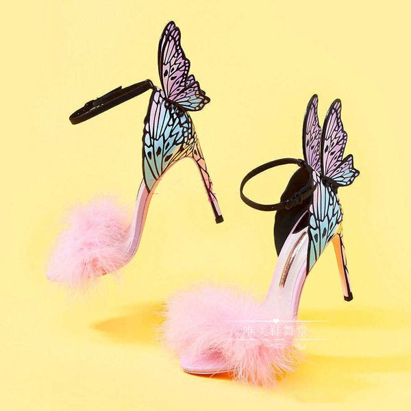sophia webster summer winged butterfly party thin high heeled sandals 2022 pink fur female wedding sandals multi color dress prom u8ui, Black
sophia webster summer winged butterfly party thin high heeled sandals 2022 pink fur female wedding sandals multi color dress prom u8ui, Black