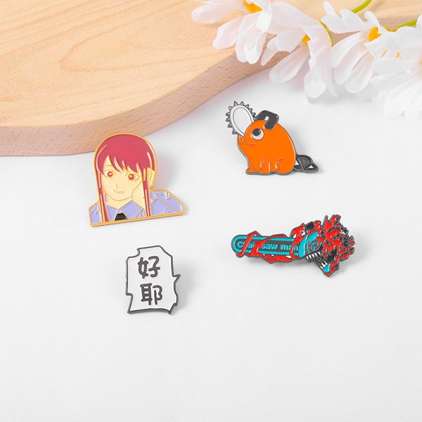 cartoon anime around the chainsaw man bo chita macchima brooch girl text hello accessories alloy badge, Gray
cartoon anime around the chainsaw man bo chita macchima brooch girl text hello accessories alloy badge, Gray