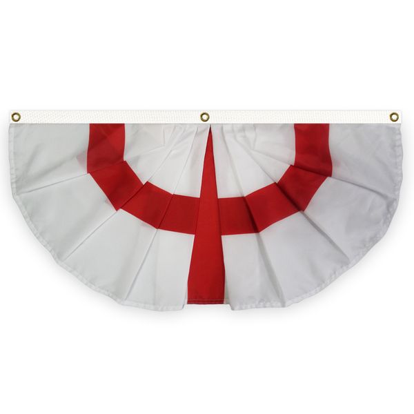 england pleated fan flag bunting 1.5x3 ft premium polyester half banner with brass grommets for indoor outdoor decoration
england pleated fan flag bunting 1.5x3 ft premium polyester half banner with brass grommets for indoor outdoor decoration