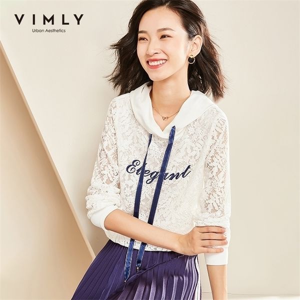 vimly spring autumn women hoodie sweatshirt vintage hooded letter print lace patchwork casual pullover feminino 96555 201204, Black
vimly spring autumn women hoodie sweatshirt vintage hooded letter print lace patchwork casual pullover feminino 96555 201204, Black