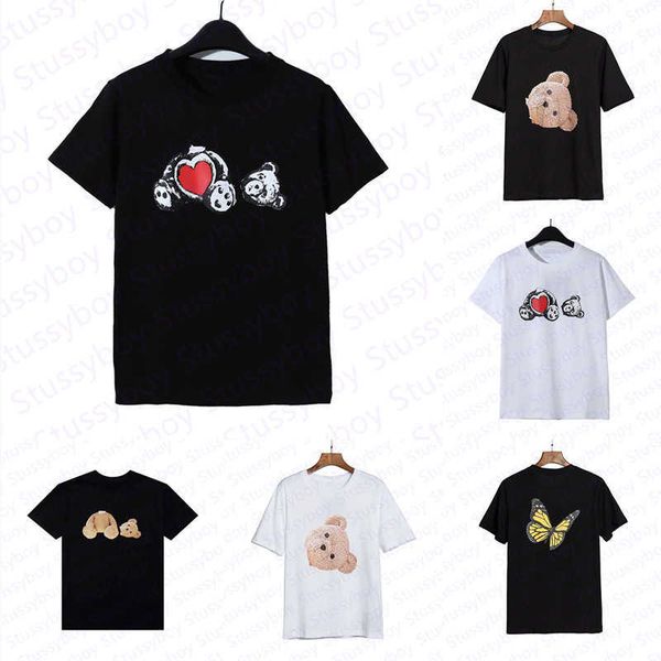 fashion bear printed summer t shirt man woman black white tees mens short sleeves polos clothes size s-xl, White;black
fashion bear printed summer t shirt man woman black white tees mens short sleeves polos clothes size s-xl, White;black