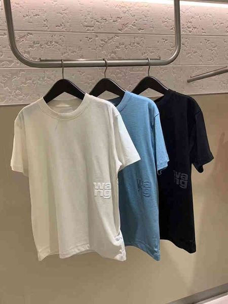 women's t-shirt big wang's minority design pure cotton short sleeve t-shirt women's round neck loose waist wang letter summer, White
women's t-shirt big wang's minority design pure cotton short sleeve t-shirt women's round neck loose waist wang letter summer, White