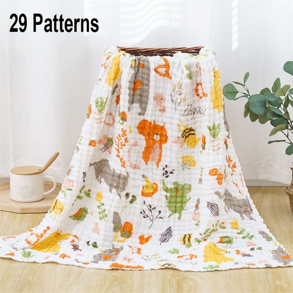 29 style kids muslin cotton sleeping blanket baby bath towel 6 layers baby receiving swaddle bedding muslin blanket 105x105cm 220505
29 style kids muslin cotton sleeping blanket baby bath towel 6 layers baby receiving swaddle bedding muslin blanket 105x105cm 220505
