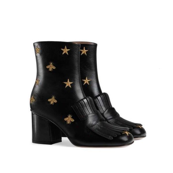 fashion designer boots platform ankle boot leather winter with fringe embroidered high heels platform boots mid-heel women vintage loafers b, Black
fashion designer boots platform ankle boot leather winter with fringe embroidered high heels platform boots mid-heel women vintage loafers b, Black