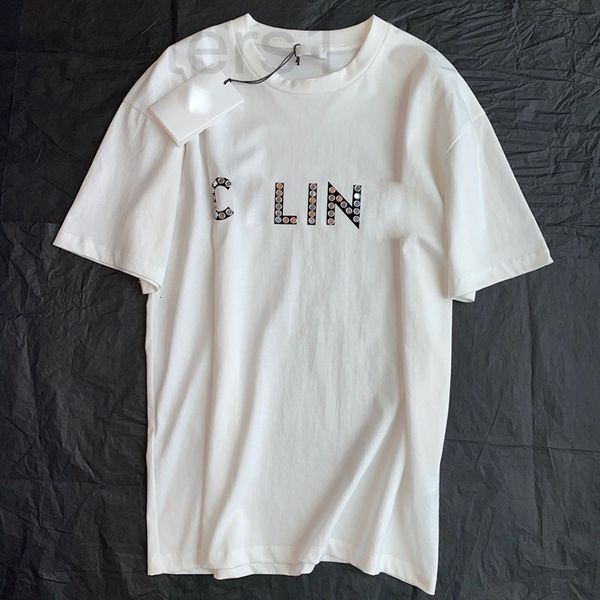 women's t-shirt designer 2022 spring and summer new female short sleeve nail bead letter t-shirt casual comfortable half c45a, White
women's t-shirt designer 2022 spring and summer new female short sleeve nail bead letter t-shirt casual comfortable half c45a, White