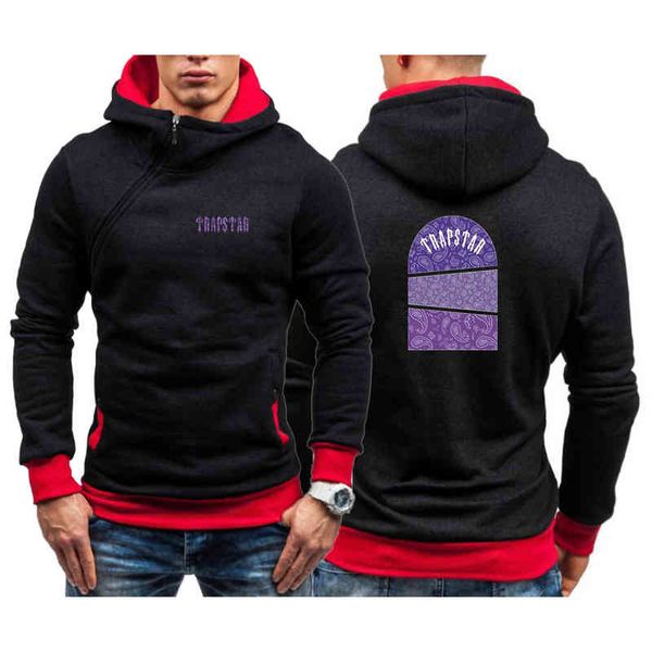 trapstar art of war paisley 2022 men's new long sleeves fashion casual hoodies print diagonal zippr hooded clothing, Black
trapstar art of war paisley 2022 men's new long sleeves fashion casual hoodies print diagonal zippr hooded clothing, Black
