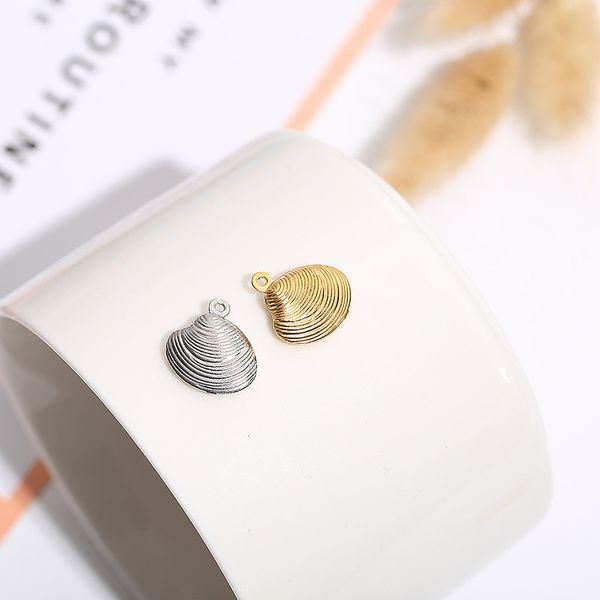 hollow seashells of marine charms stainless steel small shell conch pendant diy cowrie necklace bracelet accessories, Bronze;silver
hollow seashells of marine charms stainless steel small shell conch pendant diy cowrie necklace bracelet accessories, Bronze;silver