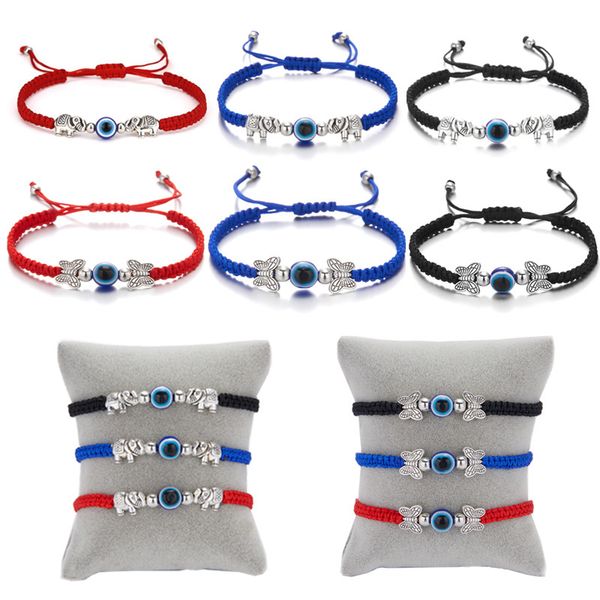 butterfly elephant blue evil eye red rope woven bracelets strands adjustable bracelet lucky bracelet, Black
butterfly elephant blue evil eye red rope woven bracelets strands adjustable bracelet lucky bracelet, Black