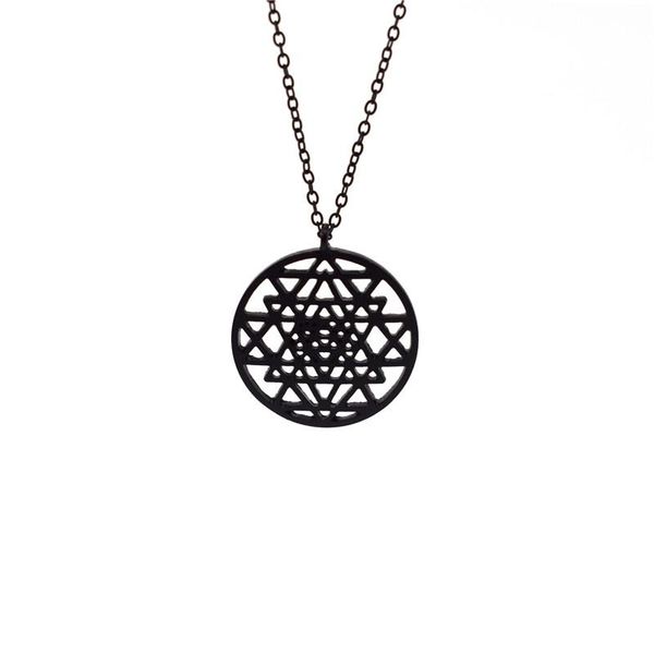 pendant necklaces elfin sri yantra silver color & pendants for women flower of life molecule necklace graducation giftpendant 
pendant necklaces elfin sri yantra silver color & pendants for women flower of life molecule necklace graducation giftpendant
