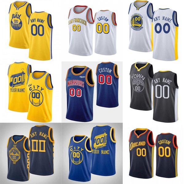 

75th custom mens womens golden state''warriors''jersey 3 poole 32 otto porter 95 tjuan oscano 33 james wiseman basketbal, Black;red