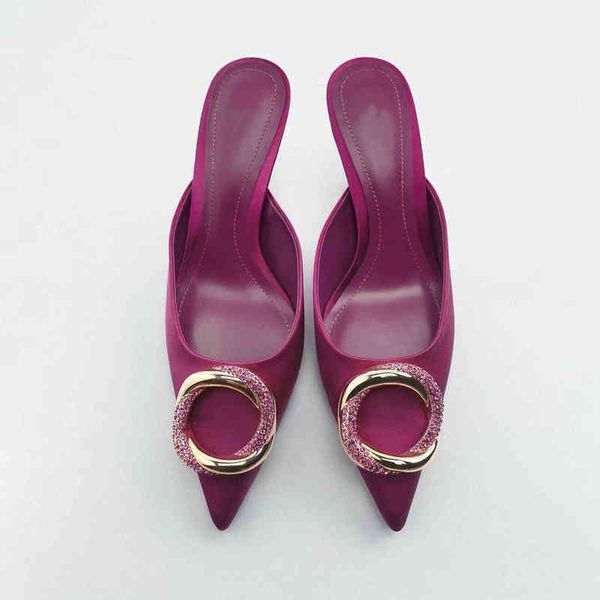 sandals women shoes pumps new french temperament baotou high heels fashion rhine, Black
