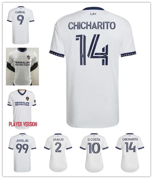22 23 major league soccer jersey los angeles galaxy la mls 2022 2023 alvarez chicharito dos santos joveljic home white player version men un, Black;yellow
22 23 major league soccer jersey los angeles galaxy la mls 2022 2023 alvarez chicharito dos santos joveljic home white player version men un, Black;yellow