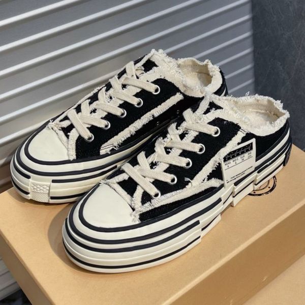 designer men women shoes the latest couples vessel beggar vulcanized canvas sneakers men low help outdoor casual shoe half slippers size :35, Black
designer men women shoes the latest couples vessel beggar vulcanized canvas sneakers men low help outdoor casual shoe half slippers size :35, Black