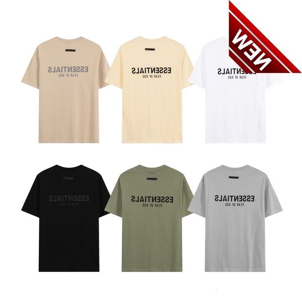 2022 summer new fog double thread essentials back letter short sleeve men's and women's lovers trend loose t-shirt, White;black
2022 summer new fog double thread essentials back letter short sleeve men's and women's lovers trend loose t-shirt, White;black