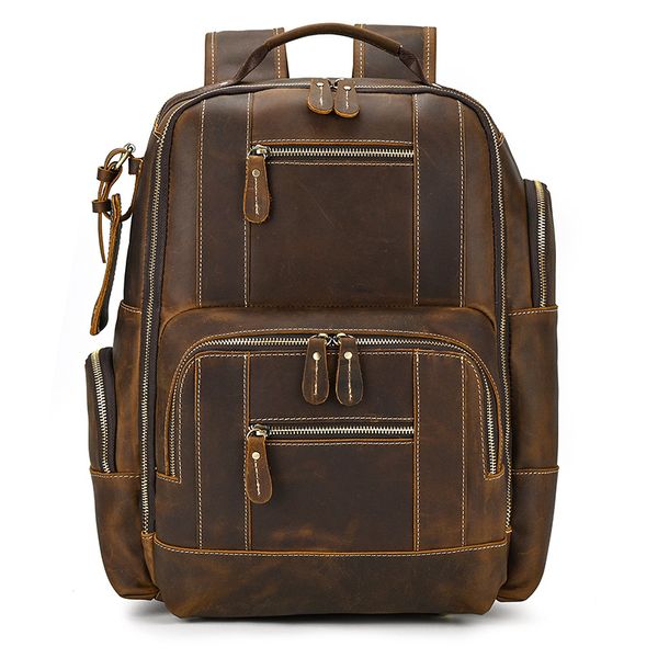 school bags men's retro backpack leather student large capacity can hold 15 inch computer
school bags men's retro backpack leather student large capacity can hold 15 inch computer