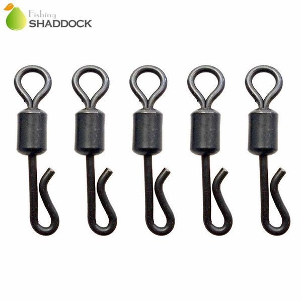 100pcs matte black rolling quick change swivels rigs long body q-shaped swing snap connector carp fishing accessories192i
100pcs matte black rolling quick change swivels rigs long body q-shaped swing snap connector carp fishing accessories192i