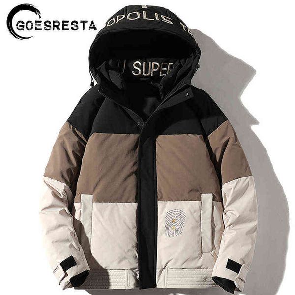 goesresta 2020 brand new men's down jacket fashion tide brand thick street wild winter 90% white goose down warm coat jacket men t22071, Black
goesresta 2020 brand new men's down jacket fashion tide brand thick street wild winter 90% white goose down warm coat jacket men t22071, Black