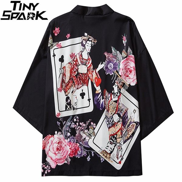 japanese kimono jacket poker geisha harajuku 2020 hip hop men japan streetwear jacket summer thin clothing loose kimono lj201013, Black;brown
japanese kimono jacket poker geisha harajuku 2020 hip hop men japan streetwear jacket summer thin clothing loose kimono lj201013, Black;brown