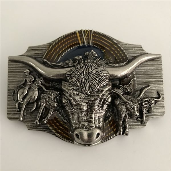 1 pcs wester rodeo bull head cowboy belt buckle for men fit 4cm jeans belt metal buckles, Slivery;black
1 pcs wester rodeo bull head cowboy belt buckle for men fit 4cm jeans belt metal buckles, Slivery;black