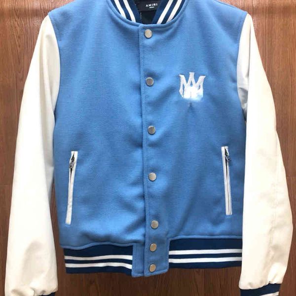 autumn and winter men's and women's jacket a 22 m new embroidered cardigan wool coat fashion casual men's loose baseball jack, Black;brown 
autumn and winter men's and women's jacket a 22 m new embroidered cardigan wool coat fashion casual men's loose baseball jack, Black;brown