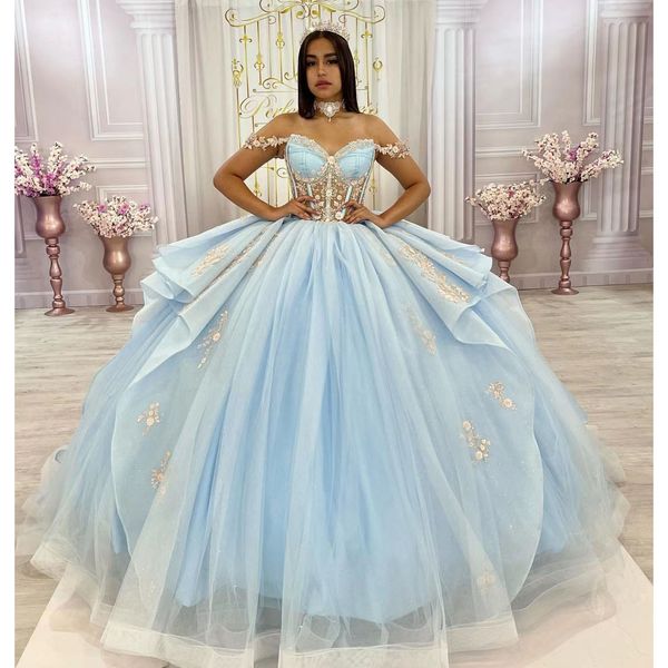 new light blue quinceanera dress ball gowns for sweet girl appliques beading birthday princess prom gown vestido de 15 anos quinceanera 2022, Blue;red
new light blue quinceanera dress ball gowns for sweet girl appliques beading birthday princess prom gown vestido de 15 anos quinceanera 2022, Blue;red