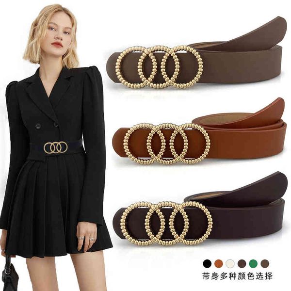 2022 tiktok japanese accessories and style leather pure belts cow leather korean simple fashion european american decorative jeans women, Black;brown
2022 tiktok japanese accessories and style leather pure belts cow leather korean simple fashion european american decorative jeans women, Black;brown